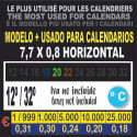 termometros para calendarios